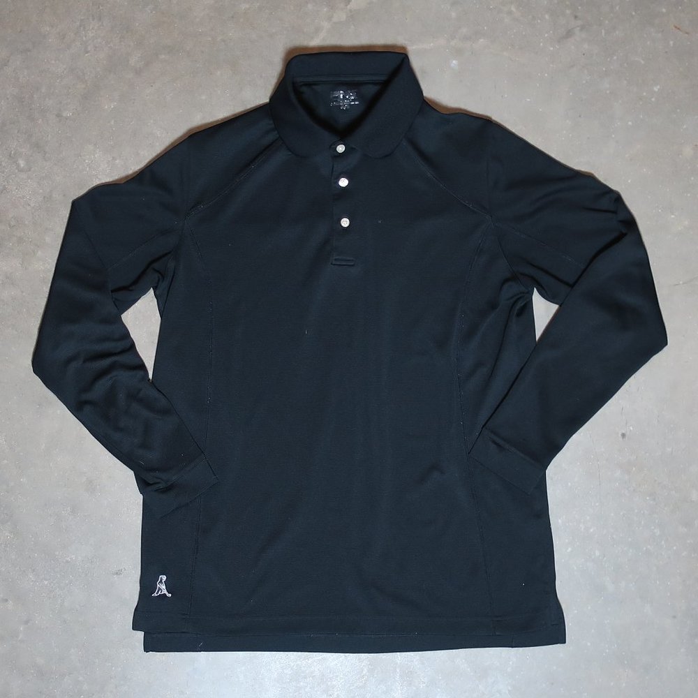 Ping Men's Long Sleeve Polo Shirt - Black